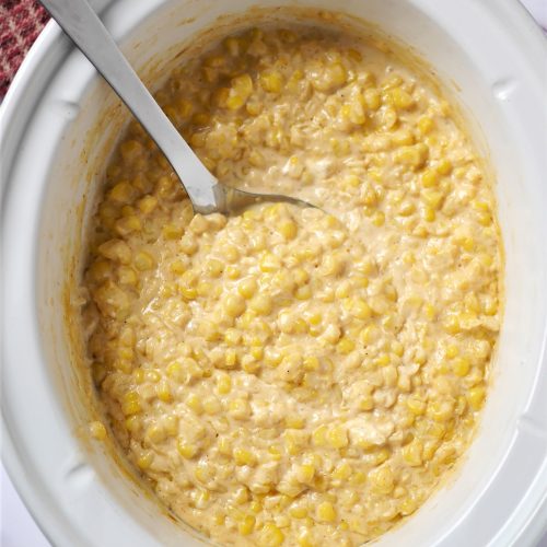 Smoky crockpot creamed corn