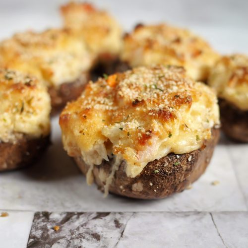 Crab stuffed Mushrooms crock pot or baked