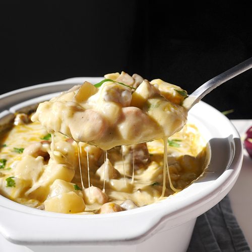 Amish hot dog casserole