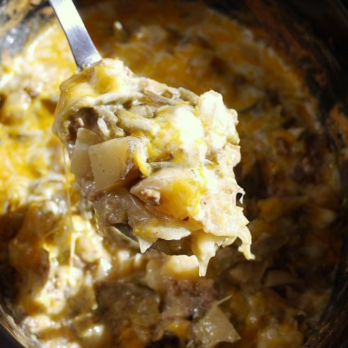 Amish sausage and cabbage casserole