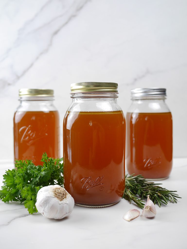 Chicken Bone Broth slow cooker